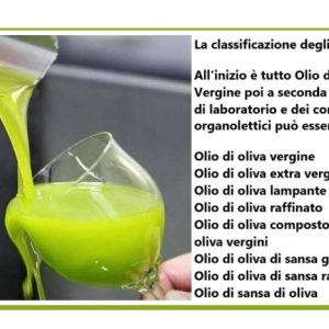 *COME SI CLASSIFICANO GLI OLI DA OLIVE