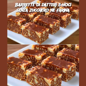 Barrette di Datteri Noci e Olio da Olive
